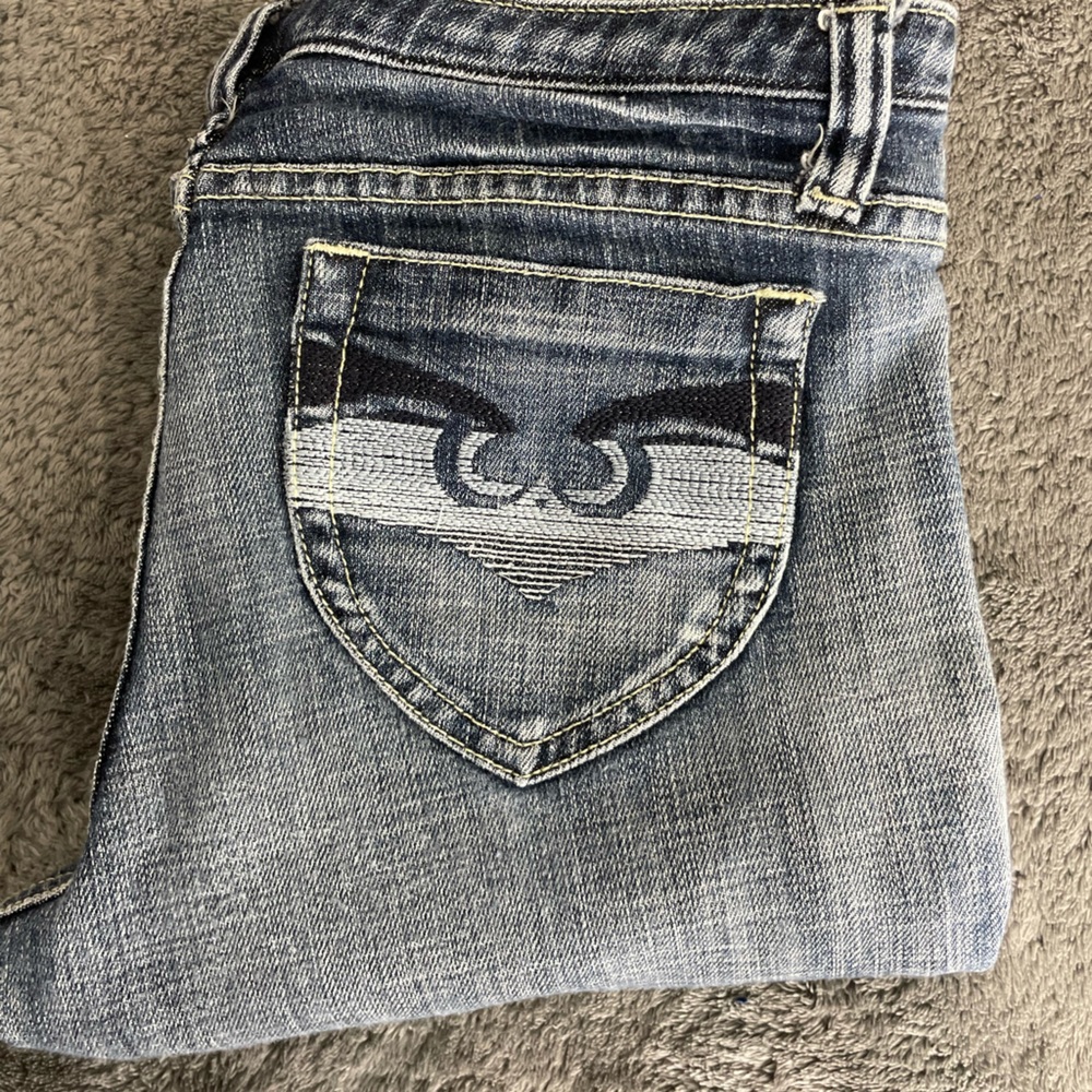 Light Wash Straight Leg Jeans